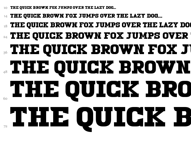 19th Century Renegade font waterfall